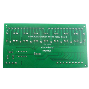 DC 12V 24V 8 ingresso isolato e 8 uscite DIN35 C45 Rail Box UART RS485 modulo relè Modbus RTU scheda di comando