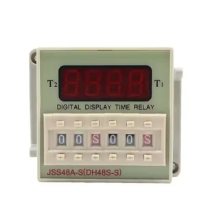 รีเลย์จับเวลาดิจิตอล JSS48A-S-AC220V JSS48A-S 220V 0.01S-99H 99M ซ็อกเก็ต8ขาพร้อมการป้องกันการปิดผนึกฐาน - Product Image 2
