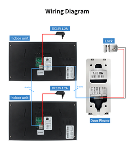 Anjielo Smart Home 7 Inch HD <strong>Monitoring</strong> Sensing Safe and Convenient Doorbell <strong>Camera</strong> Video <strong>Intercom</strong> <strong>System</strong> for Home Security - Product Image 6