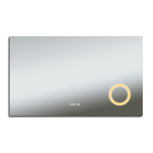 Fullkenlight放大镜浴室触摸屏时间显示除雾器浴室智能发光二极管镜 - Product Image 1