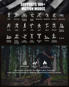 Tela Outdoor Gym Sangue oxigênio Heatrate HD Resolução IPX68 Waterproof Sports fitness tracker Smartwatch Smart <span class=keywords><strong>Watch</strong></span> - Product Image 5