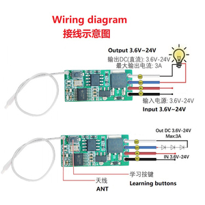 433Mhz Rf trasmettitore Controller 12 V telecomando trasmettitore e ricevitore interruttori telecomando - Product Image 3