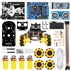 Tscin buny Education & Maker Board 4WD Mecanum Rad Smart Robot Car Kit für Arduino