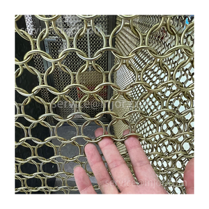 Metall Innen dekorative Netz Vorhang Draht Kette Edelstahl Ring Mesh für dekorative Mesh - Product Image 4