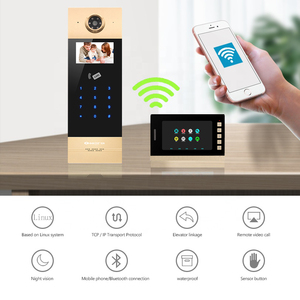 Multi Apartment Intercom System Drahtlose Wifi Ring Türklingel HD Nachtsicht Smart Fill Light Kamera Türklingel - Product Image 2