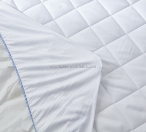 Capa elástica de colchão acolchoado xl, alta elasticidade de 12 "-15", à prova d' água, cor branca, cheia, almofada, capa de almofada para cama de hotel