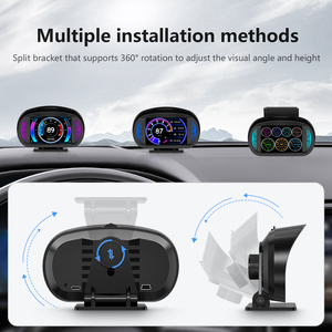 新型P2 OBD仪表HUD + GPS + 坡度 + 诊断工具4合1系统OBD2智能数字仪表 - Product Image 5