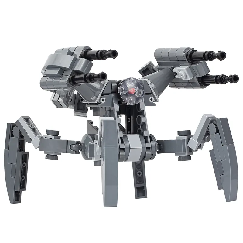 Gran oferta MOC2023 Space Scorpion Destroyer robot con instrucciones de montaje Wars figuras de acción juegos de bloques de construcción Juguetes