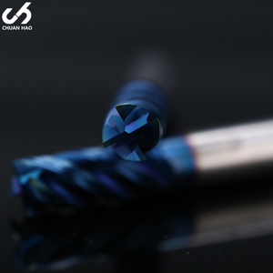 CH fabrika özelleştirilmiş Tungsten çelik katı karbür kare CNC freze 2 flüt 4 flüt Flute hrchrc65 Metal freze kesicisi - Product Image 5