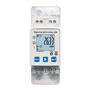Medidor de riel DIN multifunción monofásico 2P 485 Gestión del consumo de energía y monitoreo Entrada y salida del relé - Product Image 3