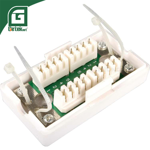 Caja de conexión UTP/FTP de montaje en superficie GETEKnet Cat5e Junction AP Network Box para aplicaciones de telecomunicaciones sin blindaje