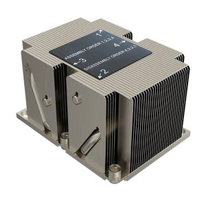 Alüminyum 4 isı borusu LGA 3647 2u aktif cpu soğutucu radyatör soğutucu ısı emici 4pin pwm fan ile sunucu için - Product Image 2