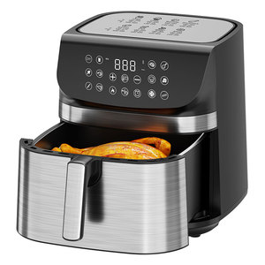 Friggitrice ad aria grande 9L 8L 7L 6L 5.5L 5L smart Air friggitrice digitale con 12 menu di cottura preimpostato friggitrice ad aria con finestra - Product Image 2
