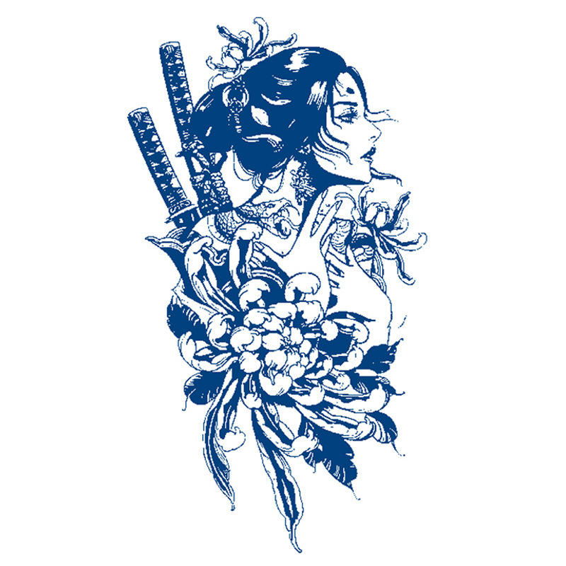 Mujer Twin Blades Espalda Floral