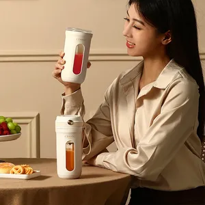 Taşınabilir sıkacağı ve Blender 10 bıçakları mikser ezilmiş buz 350ml USB tip-c Mini mikser meyve suyu şişesi Blender Blender mutfak - Product Image 6