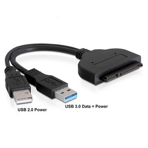 <strong>USB</strong> 3.0 Serial ATA 3 <strong>to</strong> <strong>USB</strong> 3.0 Adapter Support 2.5 Inch HDD SSD 22 Pin - Product Image 2