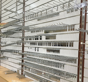 Chrome Flipper <strong>Scan</strong> <strong>Hooks</strong> Double Prong Iron Slatwall <strong>Display</strong> <strong>Hooks</strong> for Store <strong>Display</strong> - Product Image 6