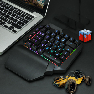 Conjunto de teclado y ratón para juegos, combo de teclado y ratón con cable para ordenador portátil de escritorio, gran oferta