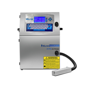 Willita Industrial Verfalls datum Tinten druck Kontinuierliche automatische Reinigung Cij Inkjet Printer Coding <span class=keywords><strong>Machine</strong></span>