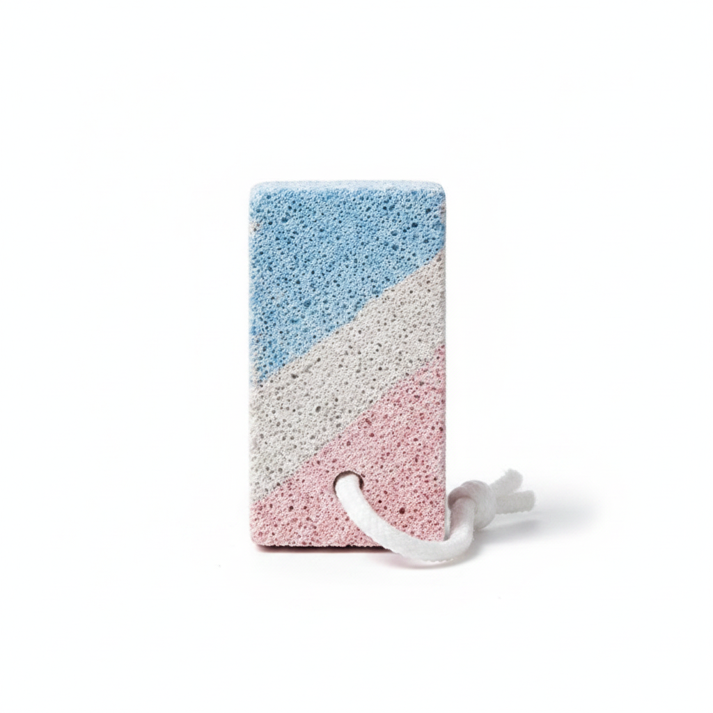 Pedicure Pumice Stone Tri-color Rectangular