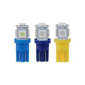 Super Bright W5W 194 168 T10 5smd 5050 Car <strong>Led</strong> Light Red Blue <strong>Green</strong> Yellow White <strong>DC</strong> <strong>12V</strong> T10 <strong>Led</strong> - Product Image 4