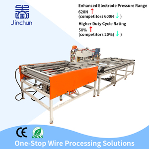 Jinchun เครื่องเชื่อมโลหะลวดตาข่ายเหล็ก VMC เครื่องกัดแนวตั้งแบบแกน CNC ศูนย์เครื่องจักรมีความแม่นยำสูง - Product Image 4