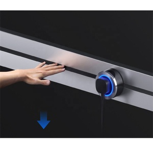 Electrical Silver Power Track Wireless Embeded Wall <strong>Mounted</strong> 1200mm Track 6 Adapters CN <strong>UK</strong> Universal Outlet Socket Gold Black - Product Image 6