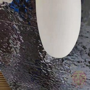 提供高级房屋天花板金色波纹户外天花板瓷砖镜子完成天花板装饰材料 - Product Image 4
