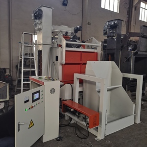 Delong Q3210 Electric Track Automatic <strong>Loading</strong> <strong>Unloading</strong> Shot Blasting Machine New Condition Abrator Steel Shot Motors PLC - Product Image 4