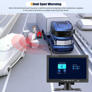 Sistema de cámara de respaldo de vehículo inalámbrico 7 pulgadas IP68 Monitor de visión nocturna impermeable Vista trasera frontal para camión RV Van 1 año - Product Image 3