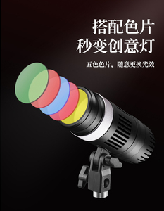 ไฟสปอตไลท์ LED สำหรับถ่ายภาพในสตูดิโอถ่ายวิดีโอ Ym-80แบบพกพาปรับได้สำหรับกล้องวิดีโอสตรีมสด - Product Image 5