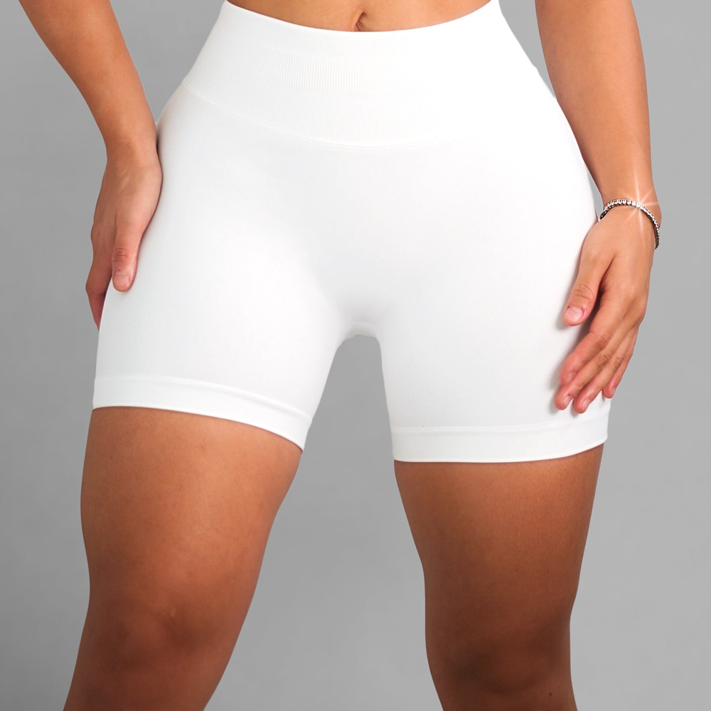 Short de sport blanc