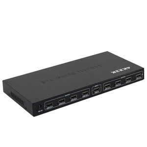 SY 4K * 2k 1x8 1 en 8 salidas 4K divisor HDMI, versión 1,4, embalaje de caja de color de carcasa de hierro