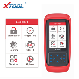 X100 pro3 מפתח מקצועי מתכנת חינם עדכון obd2 המכונית סורק אבחון יותר פונקציות מיוחדות ואז pro2