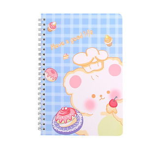 可爱卡通线圈书初中生A5笔记本女生心加厚记事本小学横线日记 - Product Image 5