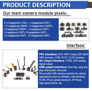 Kamera modul AR0234 CMOS IMX377 IMX307 IMX206 DVP CSI MIPI-Verschluss modul 2PM MIPI USB3.0-Kamera modul - Product Image 6