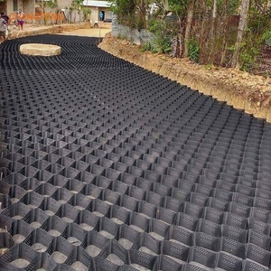 Nhiệm Vụ Nặng Nề Kết Cấu Tổ Ong Geomallas Lát Lưới HDPE Geocell Sỏi Ổn Định Lưới Cho Đất Và Đường Nền Tảng - Product Image 1