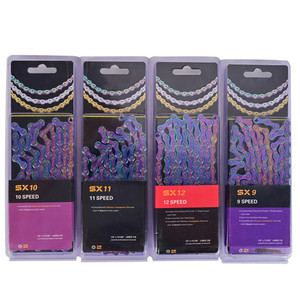 Bisiklet zinciri X9/X10/X11/X12 hızlı otoyol dağ bisikleti zinciri gökkuşağı zincir bisiklet - Product Image 4