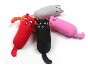 Tela de algodón puro para mascotas, juguete que contiene hierba gatera para gatos, venta al por mayor de fábrica - Product Image 5