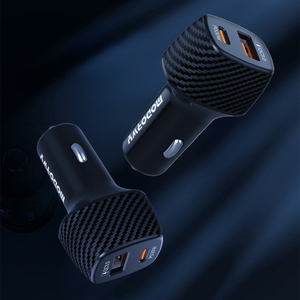 Modorwy 3.0 PD ที่ชาร์จในรถพอร์ตคู่ USB-A เร็ว + USB-C ชาร์จเป็นเวลานานผลลัพธ์ขนาดใหญ่พฤติกรรมขนาดเล็กรองรับโทรศัพท์ - Product Image 1