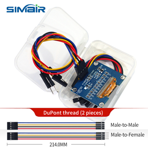 Modulo LCD OLED da 1.3 pollici, schermo OLED12864, luce blu con spille saldate 1106, interfaccia seriale I2C - Product Image 6