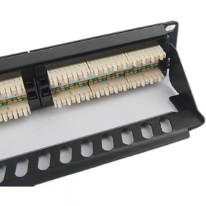 19 "1U UTP CAT5E / CAT6 / CAT6A 24 puertos, con barra trasera y puerta antipolvo. Panel de conexión 110 IDC y DUAL IDC - Product Image 5
