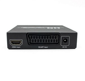 El nuevo convertidor SCART a HDMI admite señales de video RGB y CVBS a HDMI 720P/1080P con fuente de alimentación de la UE para - Product Image 5