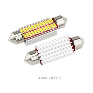 4014ไฟ LED แบบปลายคู่31มม. 36มม. 39มม. 41มม. 41มม. อุปกรณ์เสริมสำหรับอ่านป้ายทะเบียนรถยนต์ดัดแปลง12V ย้อนกลับสภาพใหม่ - Product Image 5