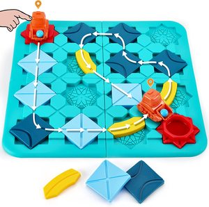 STEM Board Game 118 <strong>Challenges</strong> &amp; 4 Difficulty Levels Smart Logic Road Builder Car Track Building Brain Teaser STEM Learning Toy - Product Image 2