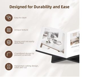 Tùy Chỉnh Bằng Gỗ Lớn Người Giữ Cuốn Sách Bàn Cà Phê Đứng Cuốn Sách Gỗ Giá Cả Mở Cuốn Sách Hiển Thị Đứng Cho Tạp Chí Arr Cookbook Kinh Thánh Quran - Product Image 3