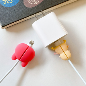 Thiết Kế Mới Mèo Chân Coke Burger Khủng Long Bơ Gấu Hình Dạng Phim Hoạt Hình Cáp Dữ Liệu Bảo Vệ Trường Hợp - Product Image 4