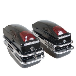 Custom ABS Motorcycle Side Box Side Hanging Change Box <strong>Trunk</strong> Motorcycle Tail Box With Light - Product Image 5
