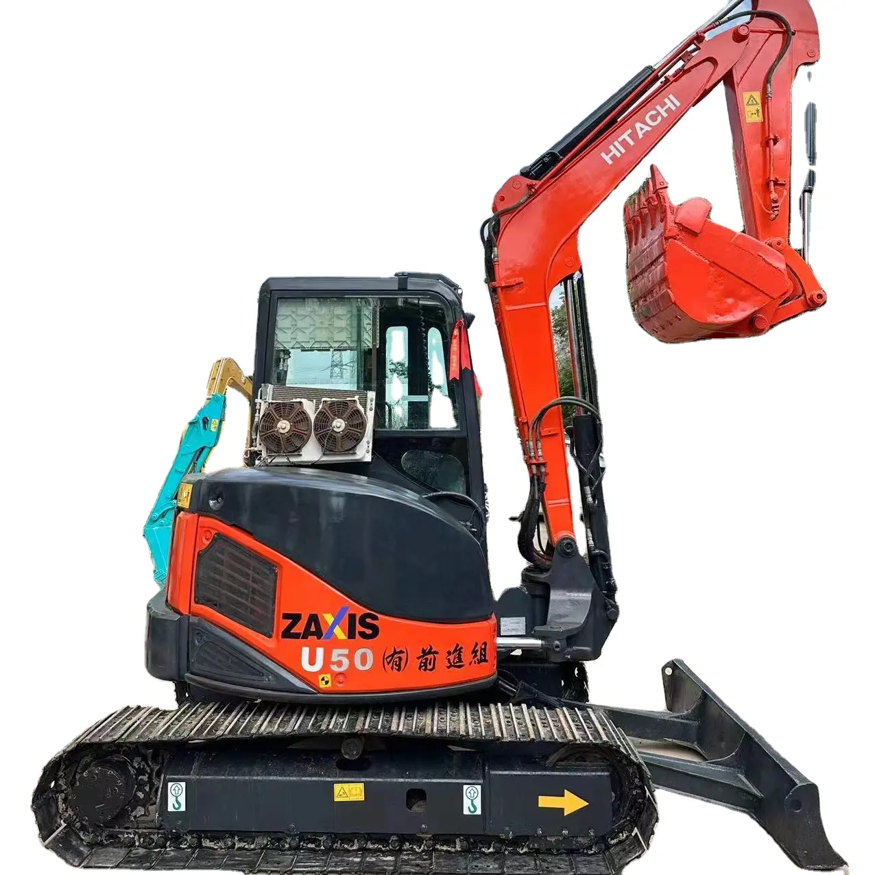 Mini escavatori di alta qualità macchina di seconda mano usato trattori cingolati escavatori pista Hitachi ZX50-3F per la vendita