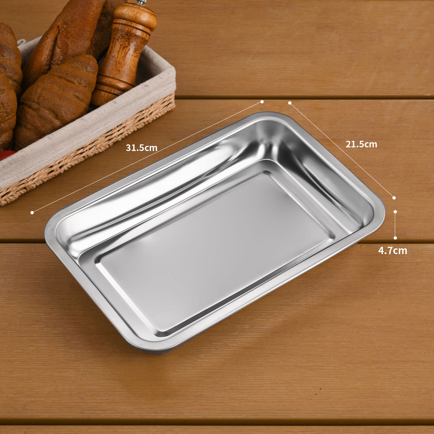 32*22*4.8 cm Silver